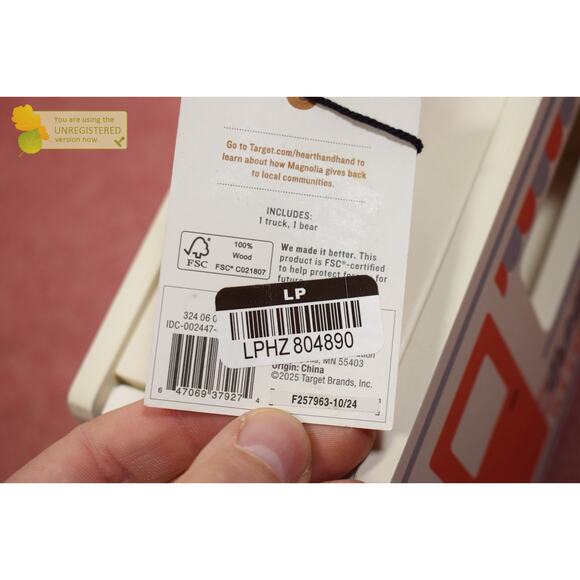 Hearth & Hand with Magnolia Toy Ice Cream Truck with Bear Pal - Picture 8 of 8